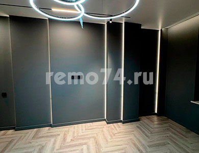 Ремонт квартиры 90 кв.м по дизайн проекту ЖК Равный в Челябинске